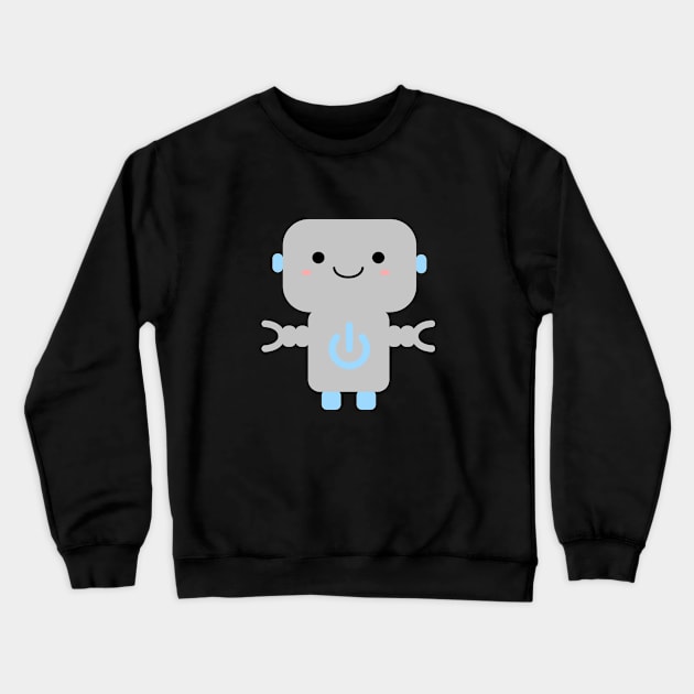 Robot Funny Crewneck Sweatshirt by Oliveshopping